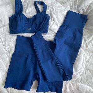SET ACTIVE workout set, worn once!